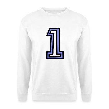 1. 1 JAHR. 1. JAHRESTAG. 1 JAHR GEBURTSTAG - Unisex Pullover - Weiß - Vorne