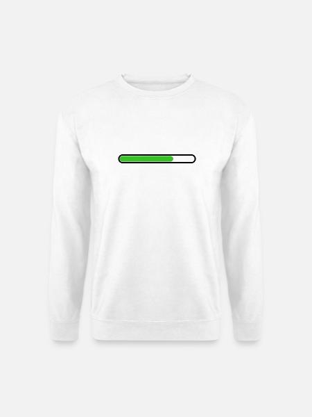 Ladeleiste Schwarz Grün - Unisex Pullover - Weiß