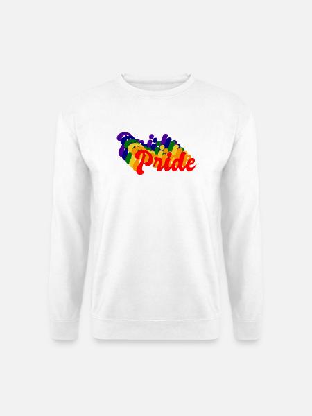 Pride LGBT Retro - Unisex Sweatshirt - white