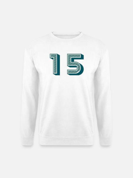 15 - Unisex Pullover - Weiß