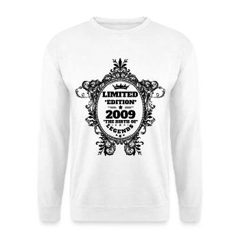 2009 - Unisex Pullover - Weiß - Vorne - Alina (178cm) & Michal (187cm)