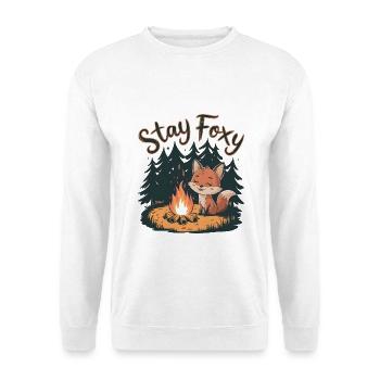 Stay Foxy - Unisex Sweatshirt - white - Front
