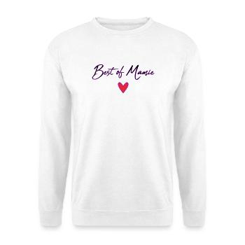 OMA. MUTTERTAG. ALLES GUTE ZUM GEBURTSTAG OMA. ICH LIEBE DICH - Unisex Pullover - Weiß - Vorne
