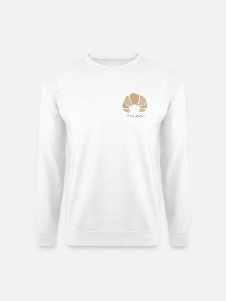 Croissant³. - Unisex Pullover - Weiß