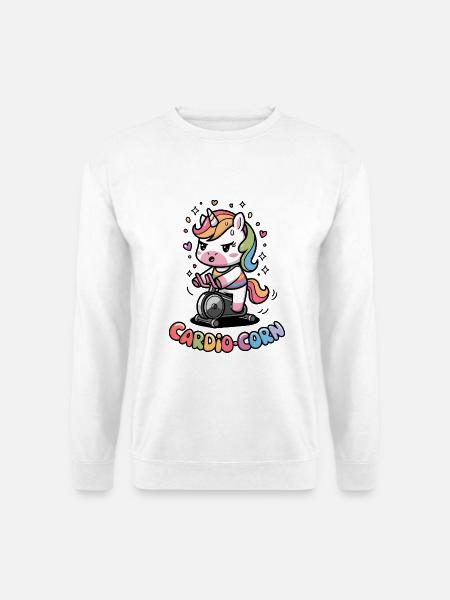Kardio-Mais - Unisex Pullover - Weiß