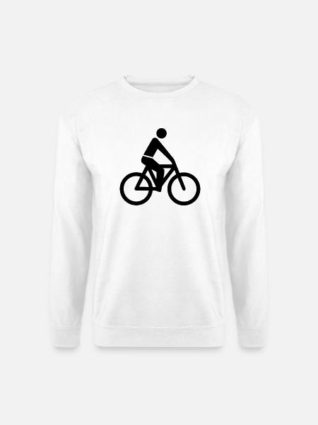 Fahrrad - Unisex Pullover - Weiß