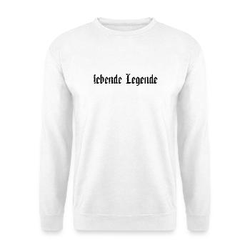 living legend - Unisex Sweatshirt - white - Front