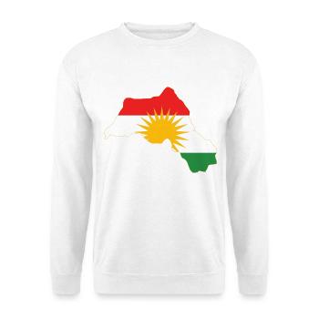 Kurdistan Region  - Unisex Pullover - Weiß - Vorne - Alina (178cm) & Michal (187cm)