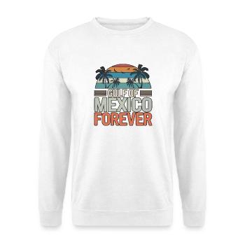 Golf von Mexiko Ozeanisches Becken Touristenattraktion Reisen - Unisex Pullover - Weiß - Vorne - Alina (178cm) & Michal (187cm)