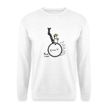 Physik Schof - Unisex Pullover - Weiß - Vorne