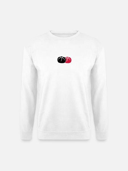 2 Broetchen 3farbig - Unisex Pullover - Weiß