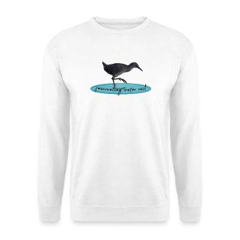 water rail - Unisex Pullover - Weiß - Vorne - Alina (178cm) & Michal (187cm)