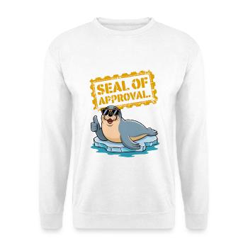 Seal Of Approval - Unisex Sweatshirt - white - Front
