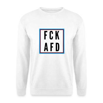 AFD Nein Danke! - Unisex Pullover - Weiß - Vorne