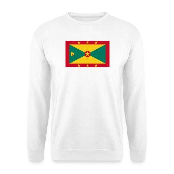 Grenada - Unisex Pullover - Weiß - Vorne - Alina (178cm) & Michal (187cm)