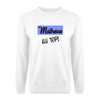 GELIEBTE - Unisex Pullover - Weiß - Vorne - Alina (178cm) & Michal (187cm)