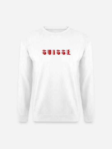 SCHWEIZ. LAND - Unisex Pullover - Weiß