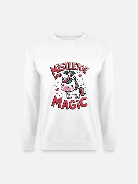 Mistletoe And Magic - Unisex Sweatshirt - white