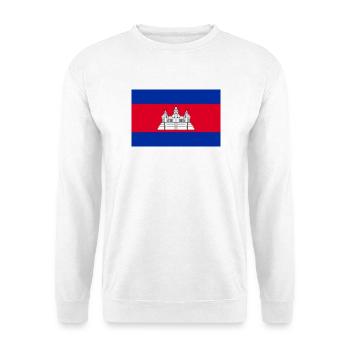 Kambodscha - Unisex Pullover - Weiß - Vorne - Alina (178cm) & Michal (187cm)