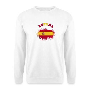 Espana Espagne drapeau espagnol drapeau drapeau - Sweat-shirt Unisexe - blanc - Devant