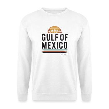 Golf von Mexiko Ozeanisches Becken Touristenattraktion Reisen - Unisex Pullover - Weiß - Vorne - Alina (178cm) & Michal (187cm)