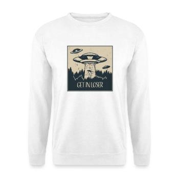 Außerirdischer Ufo Lustig Weltraum Geschenk - Unisex Pullover - Weiß - Vorne