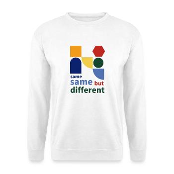 same same but different - Unisex Pullover - Weiß - Vorne