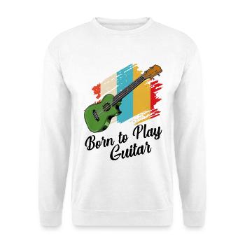 guitar - Unisex Sweatshirt - white - Front