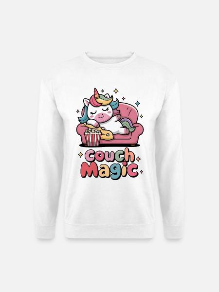 Couch-Magie - Unisex Pullover - Weiß