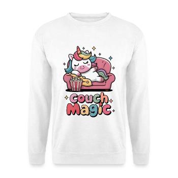 Couch Magic - Unisex Sweatshirt - white - Front