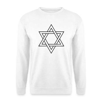 1516 Braustern Bier - Unisex Pullover - Weiß - Vorne - Alina (178cm) & Michal (187cm)