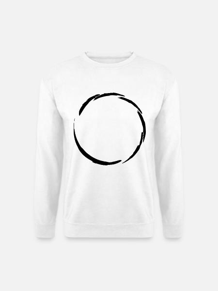 Kreis Symbol - Unisex Pullover - Weiß