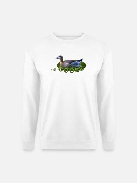 Nilgans Küken Vogel Gans - Unisex Pullover - Weiß