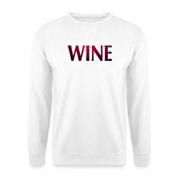 WINE - Unisex Pullover - Weiß - Vorne - Alina (178cm) & Michal (187cm)