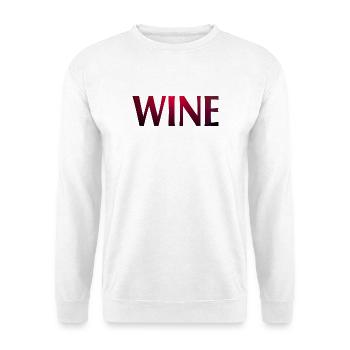 WINE - Unisex Pullover - Weiß - Vorne - Alina (178cm) & Michal (187cm)