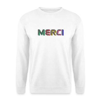 Vielen Dank - Unisex Pullover - Weiß - Vorne