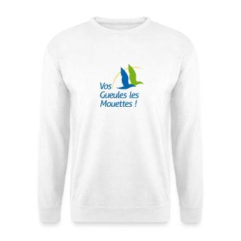 Charentes Maritimes - Vos Gueules Les Mouettes ! - Sweat-shirt Unisexe - blanc - Devant