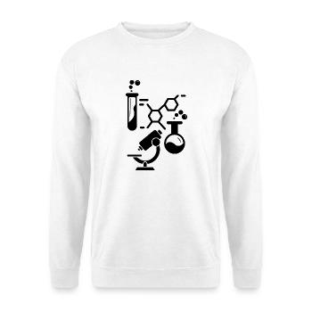 Neurons Chemistry Science Periodic Table Laboratory - Unisex Sweatshirt - white - Front