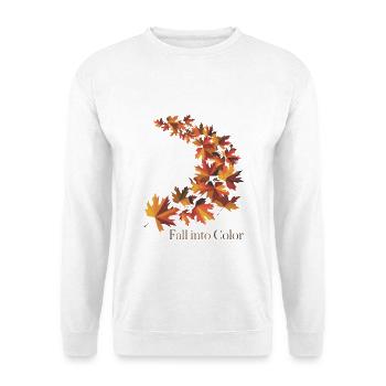 Fall Into Color - Unisex Sweatshirt - white - Front
