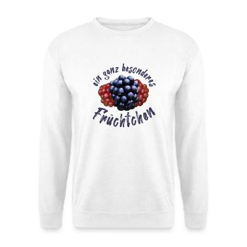 Früchtchen Bengel Göre - Unisex Pullover - Weiß - Vorne - Alina (178cm) & Michal (187cm)