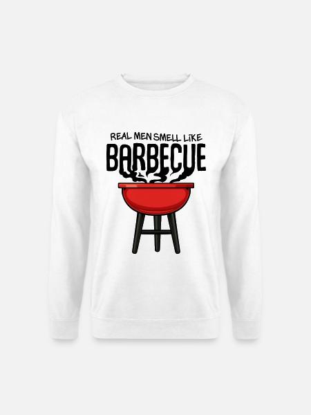 Red Kettle Grill Illustration - Sweat-shirt Unisexe - blanc