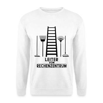 LEITER VOM RECHENZENTRUM - Unisex Pullover - Weiß - Vorne