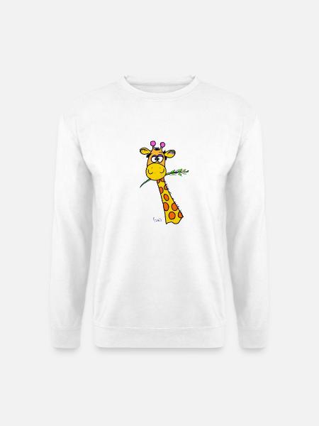 Cute Giraffe - Unisex Sweatshirt - white