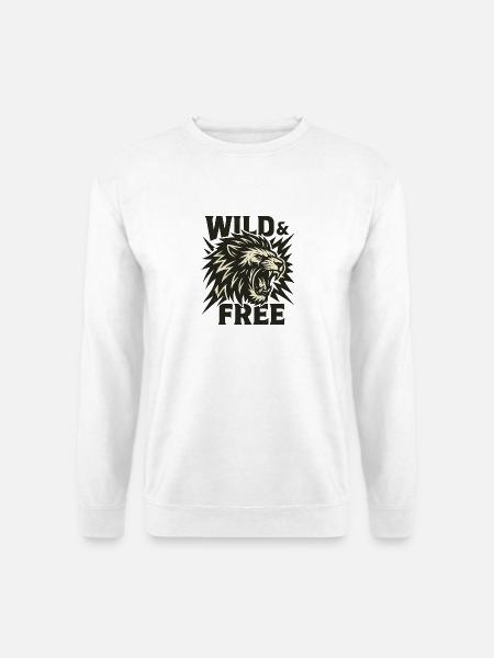 Wild&Free - Unisex Pullover - Weiß