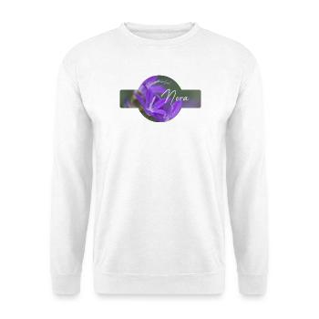 Nora - Unisex Pullover - Weiß - Vorne - Alina (178cm) & Michal (187cm)