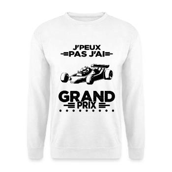 Je Peux Pas J'ai Grand Prix - Sweat-shirt Unisexe - blanc - Devant