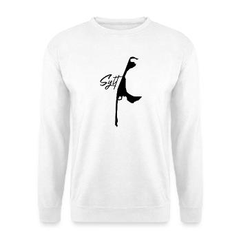 Insel Sylt - Unisex Pullover - Weiß - Vorne - Alina (178cm) & Michal (187cm)