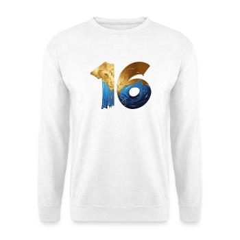 NO. 16 NUMBER 16 COOL 16TH BIRTHDAY - Unisex Sweatshirt - white - Front
