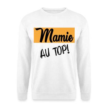 MAMIE - Sweat-shirt Unisexe - blanc - Devant