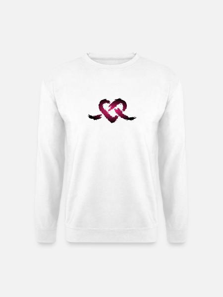 Herz Knoten - Unisex Pullover - Weiß